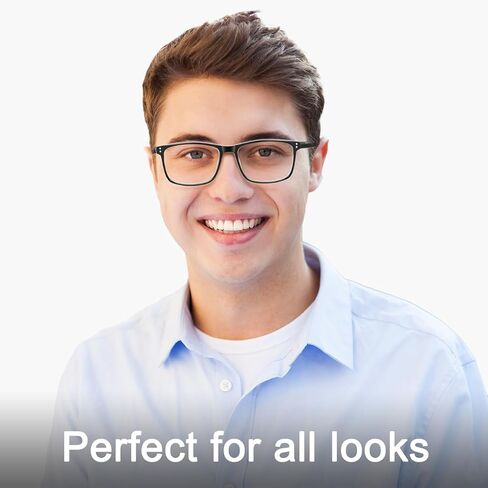 WAUDAR Reading Glasses for Men Women TR90 Frame Metal Spring Hinges Eyeglasses Readers for Men/Women 5 Pack Black 1.75 in Saudi Arabia
