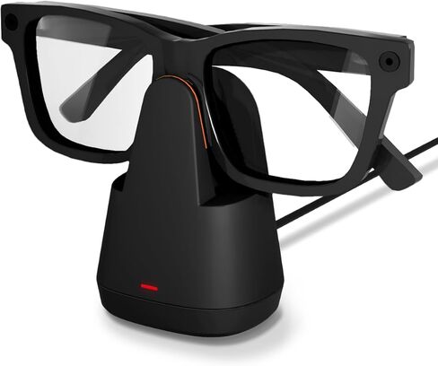 قاعدة شحن Doohoeek لنظارات Meta Ray-Ban AI، قاعدة شحن مقاومة للخدش وقاعدة مرجحة لنظارات Oakley Meta، شاحن نظارات AI لنظارات Wayfarer وSkyler وHeadliner وHSTN in Kuwait