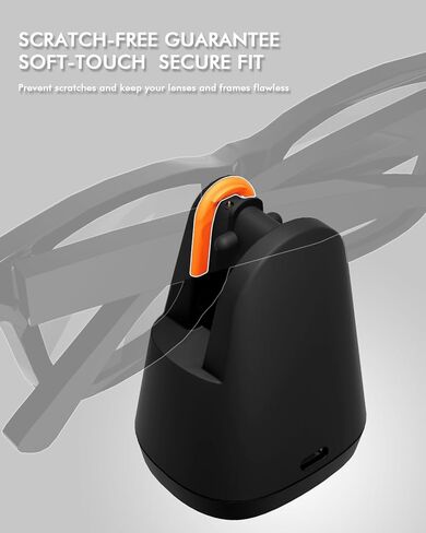 قاعدة شحن Doohoeek لنظارات Meta Ray-Ban AI، قاعدة شحن مقاومة للخدش وقاعدة مرجحة لنظارات Oakley Meta، شاحن نظارات AI لنظارات Wayfarer وSkyler وHeadliner وHSTN in Kuwait