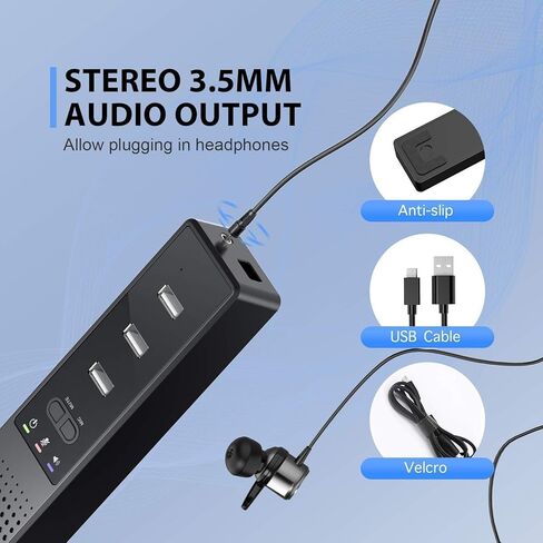 Conference Speaker and Microphone,pc Speakers,360° Voice Coverage, Advanced Noise Reduction, USB-C Plug & Play, Compatible with Zoom and MS Team in Saudi Arabia