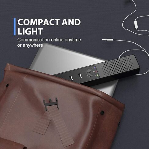 Conference Speaker and Microphone,pc Speakers,360° Voice Coverage, Advanced Noise Reduction, USB-C Plug & Play, Compatible with Zoom and MS Team in Saudi Arabia