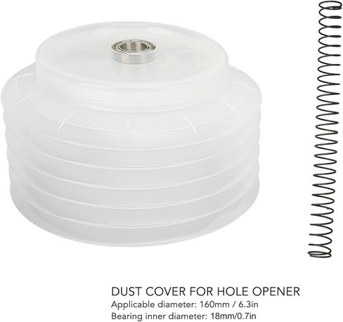 ciciglow Silicone Drill Dust Cover with Transparent Bottom, Elastic Spring for Better Effect, Ideal for Ceiling and Wall Perforation Work in Saudi Arabia