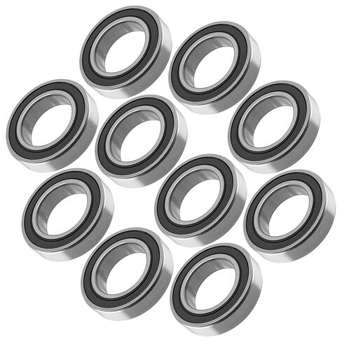 Caltric 6008-2RDQE6 6008-2RS 60082RS Rubber Sealed Ball Bearings 40x68x15 mm/Qty: 10 in Saudi Arabia