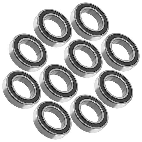 Caltric 6008-2RDQE6 6008-2RS 60082RS Rubber Sealed Ball Bearings 40x68x15 mm/Qty: 10 in Saudi Arabia