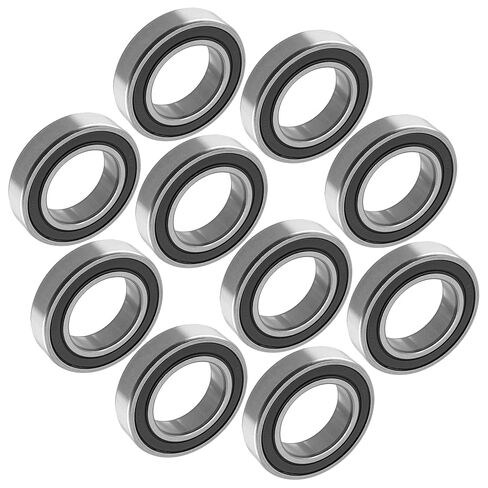 Caltric 6008-2RDQE6 6008-2RS 60082RS Rubber Sealed Ball Bearings 40x68x15 mm/Qty: 10 in Saudi Arabia