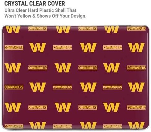Skinit Case + Skin Compatible with MacBook Air 13in M1 (2021) - Officially Licensed NFL Washington Commanders Blitz Series Design in Saudi Arabia