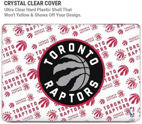 Skinit Case + Skin Compatible with MacBook Air 13in M1 (2021) - Officially Licensed NBA Toronto Raptors Logo Blast Design in Saudi Arabia