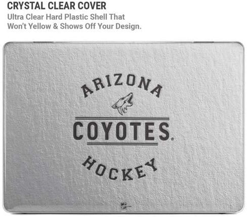 Skinit Case + Skin Compatible with MacBook Air 13in (2020) - Officially Licensed NHL Arizona Coyotes Black Text Design in Saudi Arabia