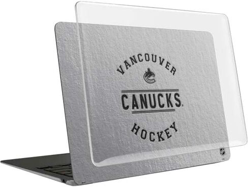 Skinit Case + Skin Compatible with MacBook Air 13in (2020) - Officially Licensed NHL Vancouver Canucks Black Text Design in Saudi Arabia