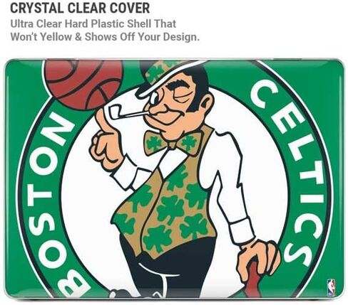 حافظة Skinit + غلاف متوافق مع جهاز MacBook Air 13in M1 (2021) - تصميم شعار كبير مرخص رسميًا من NBA Boston Celtics in Saudi Arabia