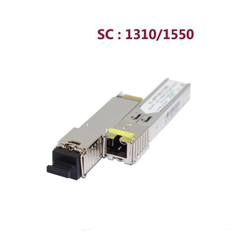 1pcs HL-GLC-BX-D/U-10D, 1.25G SFP 10km, LC/SC, DDM, Tx1310/Rx1550 Tx1550/Rx1310(1 Pair LC) in Saudi Arabia