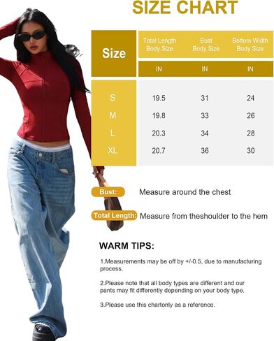 Women's Zip Up Yoga Jacket, Slim Fit Long Sleeve Workout Tops With Thumb Holes, Athletic Running Gym Jackets For Women in Saudi Arabia
