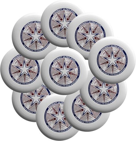 Discraft Ultra-Star 175g Ultimate Sportdisc White (10 Pack) in Saudi Arabia