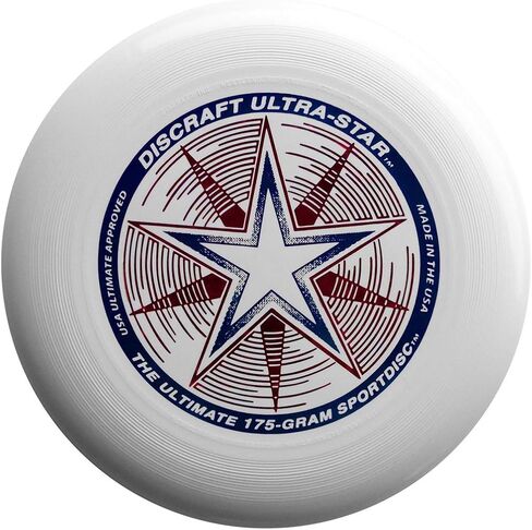 Discraft Ultra-Star 175g Ultimate Sportdisc White (10 Pack) in Saudi Arabia