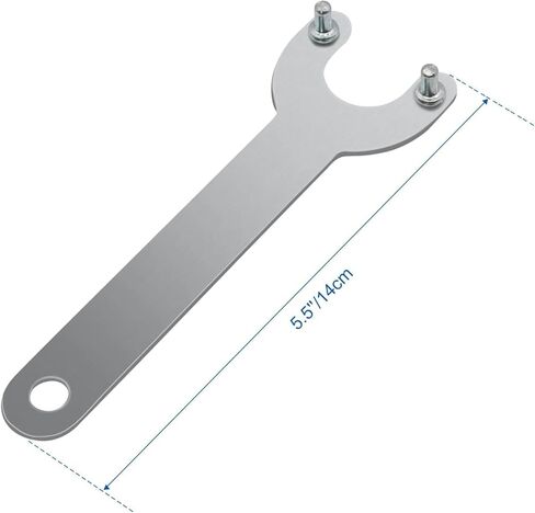 321YOUO 4.5" 5" 5/8-11 Grinder Backing Flange and Lock Nut Set Angle Wrench Spanner Metal for Bosch Black replaces 224399-1 193465-4 224568-4 in Saudi Arabia