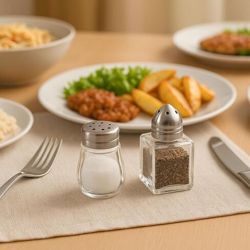 مجموعة توابل صغيرة مكونة من 10 قطع، موزعات توابل شواء صغيرة مع أغطية من الفولاذ المقاوم للصدأ، هزازات ملح وفلفل زجاجية قابلة لإعادة الملء للشواية والتخييم والمطبخ والنزهة والسفر in Kuwait