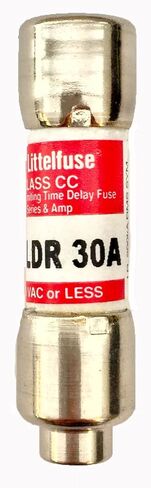 Littelfuse KLDR030.TXP Class CC Fuse, 600V, Time Delay, 30 Amp RoHS (Pack of 10) in Saudi Arabia
