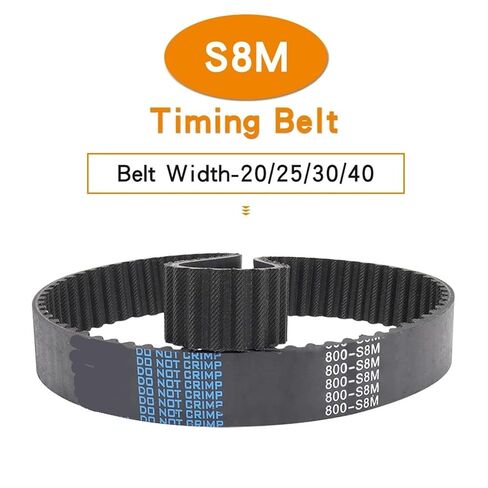 حزام البكرة S8M-736/752/760/768/776/784/792/800 أحزمة مطاطية متزامنة عرض 20/25/30/40 مم (S8M816-102T-816 مم، 20 مم) in Saudi Arabia