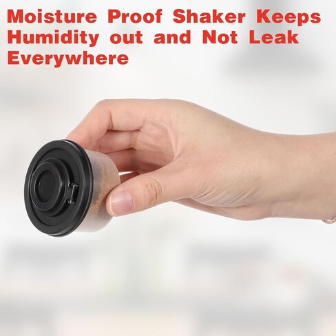 3 Pcs Salt and Pepper Shakers with Moisture Proof Lids Mini Salt and Pepper Shakers Set Small Spice Dispenser Transparent Plastic Travel Seasoning Dispenser Bottles for Kitchen Travel Camping in Saudi Arabia