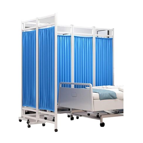 6 Panel Movable Room Divider,Vertical Door Partition for Privacy,Hospitals Privacy Screen with Brake Wheels,Available in 6 Colors(Color 1,6-Panel) in Saudi Arabia