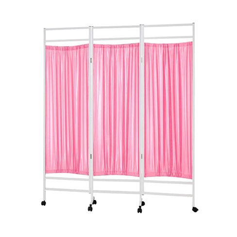 6 Panel Movable Room Divider,Vertical Door Partition for Privacy,Hospitals Privacy Screen with Brake Wheels,Available in 6 Colors(Color 1,6-Panel) in Saudi Arabia