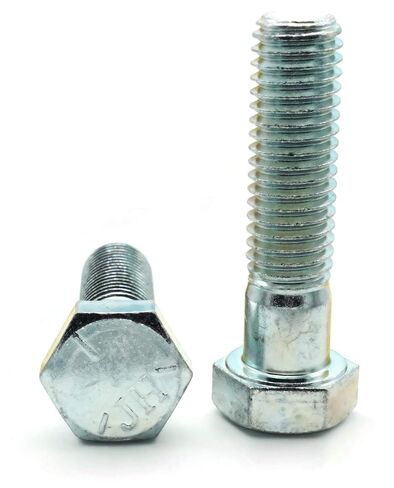 براغي سداسية ذات غطاء زنك درجة 5 - 3/8 بوصة - 16 × 2 قطعة - الكمية 100 in Kuwait