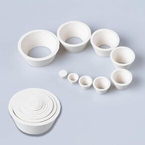 9-Pack Buchner Funnel Flask Adapter Set with Tapered Collar Rubber Stoppers, Durable Filter Adapter Cones for Laboratory Glassware, 9 Sizes White Connectors for Vacuum Filtration in Saudi Arabia