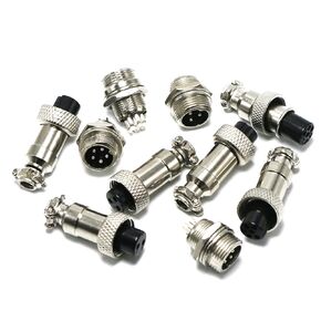 10Set GX12 12mm 2pin 3pin 4Pin 5pin 6pin 7pin 12mm Audio Connector Chassis Mount(GX12 5Pin) in Kuwait
