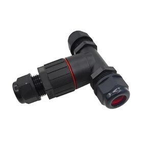 IP68 T شكل موصل 2/3/4/5 دبوس موصلات الأسلاك محطات الاتصال السريع صندوق وصلات كهربائية 1 قطعة (4PIN) in Kuwait