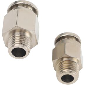 Quick-plugs Connector PC8-02 Air Pipe Pneumatic Straight-through External Thread 1Pcs(PC12-03(allcopper)) in Saudi Arabia