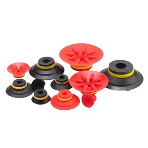 Mechanical arm Pneumatic Component Accessories VF Series Ribbed Vacuum Suction Cups VF20/25/30/40(Black) in Saudi Arabia