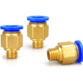 Pneumatic Connector Fitting SL 4/6/8/10/12mm Thread 1/8 1/4 3/8 1/2 Hose Fittings Connectors 1Pcs(6-m5) in Saudi Arabia