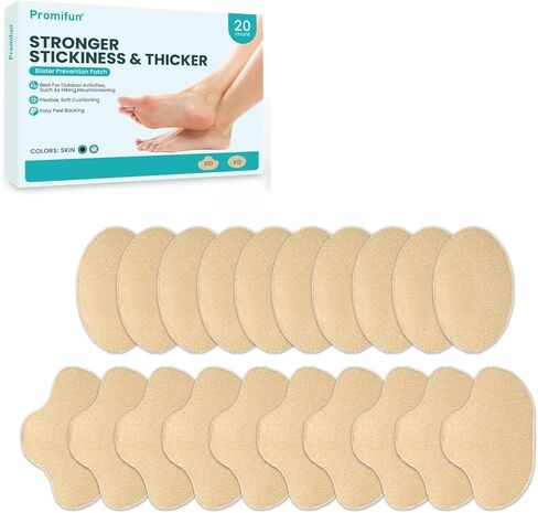 Foam Blister Bandages Pads for Feet - (Variety Pack) Promifun 20ct Adhesive Heel Pads for Shoes - Foot Protector Chshions for Calluses, Cuts,Bunion,Dry Cracked Heel Prevention & Recovery in Saudi Arabia