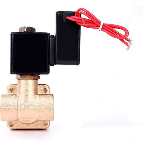 DN10 High Pressure Normally Closed Brass Non Hot 24 Volt Solenoid Valve 12VDC 24VDC 220VAC 110VAC 1Pcs(110VAC_EPDM-SEAL) in Saudi Arabia