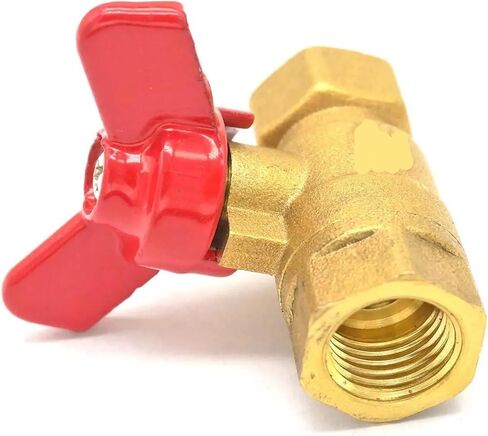 1/4 "3/8" 1/2 "3/4" صمام كروي نحاسي ذو قطر متساوي مع صمام مقبض PN 0.8 Mpa مناسب للهواء والغاز والماء والوقود (ND50) in Saudi Arabia