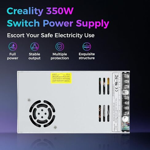 Creality Official K1 SE/K2 SE 350W Power Supply, Original 3D Printer Switch Power Supply for Creality K1/K1C/Ender 3 V3/Ender 3 V3 SE/V3 KE/Ender 3 S1/S1 Pro/S1 Plus/Ender 3 V2/Ender 3 Neo/CR 10 SE in Saudi Arabia