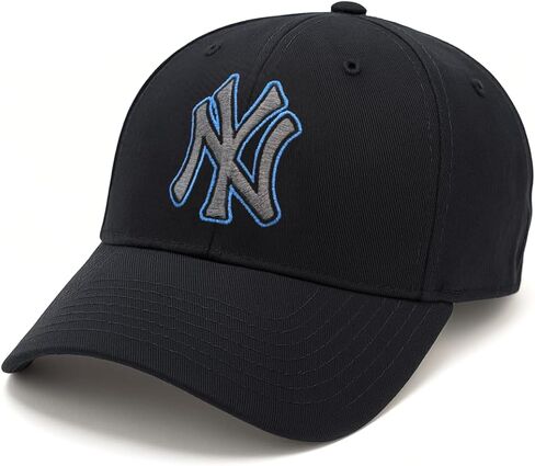 Officially Licensed New York Youth Boys Girls Baseball Hat Classic MVP Kids Adjustable NY Embroidered Home Team Logo Black Sports Cap in Saudi Arabia