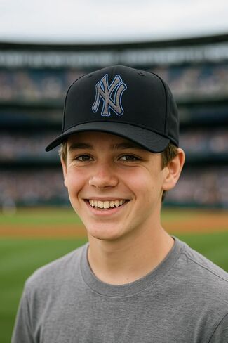 Officially Licensed New York Youth Boys Girls Baseball Hat Classic MVP Kids Adjustable NY Embroidered Home Team Logo Black Sports Cap in Saudi Arabia