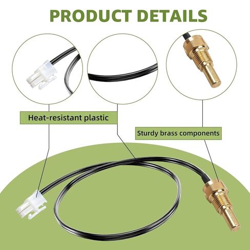 AP19299 Thermistor Chamber Sensor Replacement Compatible with Rheem Ultra Low Nox Rheem Heat Pumps Tankless Water Heaters, Temperature Sensor Water Heater Parts in Saudi Arabia