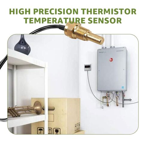 AP19299 Thermistor Chamber Sensor Replacement Compatible with Rheem Ultra Low Nox Rheem Heat Pumps Tankless Water Heaters, Temperature Sensor Water Heater Parts in Saudi Arabia