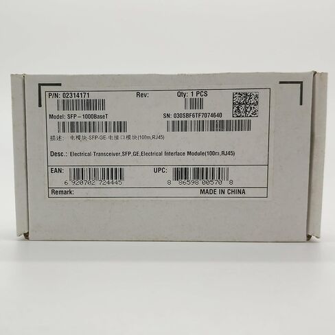 Sealed 02314171 SFP-1000BaseT Electrical Transceiver SFP Electrical Interface Module 100m RJ45(New Sealed) in Saudi Arabia