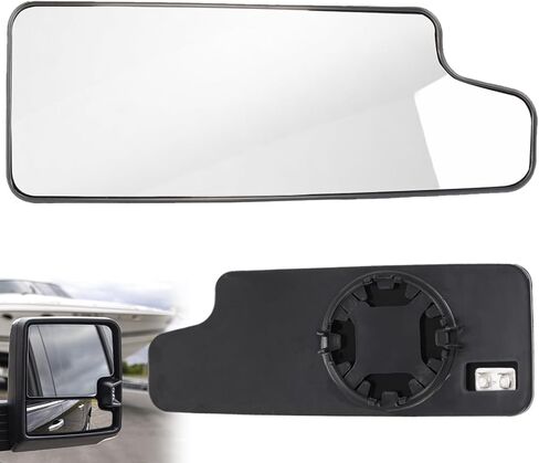 Lower Convex Mirror, Compatible with 2020-2021 Chevy Silverado GMC Sierra 1500 2500 3500 HD, Replace 84468913 GM1325215 Right Passenger Side Rear View Mirror Towing Lower Convex Mirrors Glass in Saudi Arabia