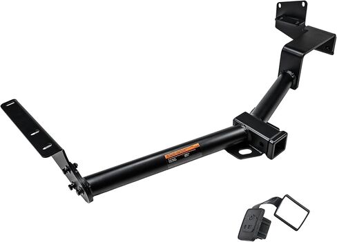 DBXB-RV Class 3 Trailer Hitch Standard 2-Inch Receiver Compatible with 2020-2025 Toyota Highlander, Multi-Fit Hitch to Receive Ball Mount, Cargo Carrier, Bike Rack, Black Matte Powder Coated. 13453 in Saudi Arabia