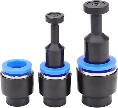 20pcs PP Nylon Pneumatic Blanking Plug Hose Tube Push Fit Connector Air Line 4mm 6mm 8mm 10mm 12mm 16mm(Size:PP-10) in Saudi Arabia