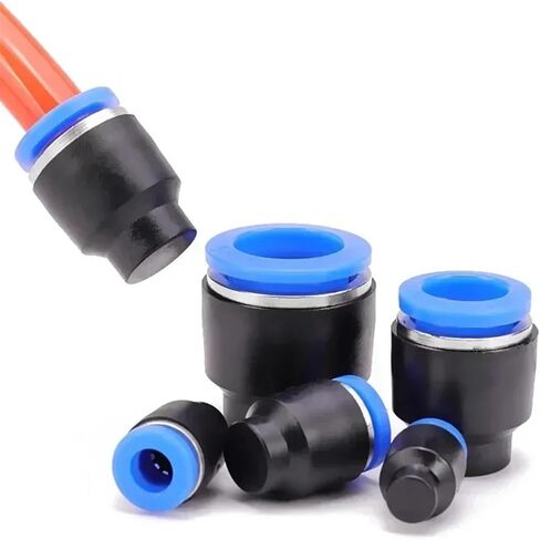 20pcs PP Nylon Pneumatic Blanking Plug Hose Tube Push Fit Connector Air Line 4mm 6mm 8mm 10mm 12mm 16mm(Size:PP-10) in Saudi Arabia