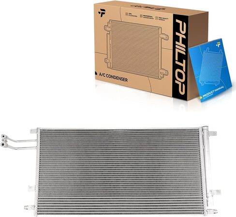 PHILTOP 3760 Air Conditioning A/C Condenser for Mercedes-Benz C-Class C250 C300 C350 C63 AMG, E-Class E250 E350 E63 AMG, SLK-Class SLK250 SLK350 SLK55 AMG, GLK250 GLK350 CLS63 AMG in Saudi Arabia