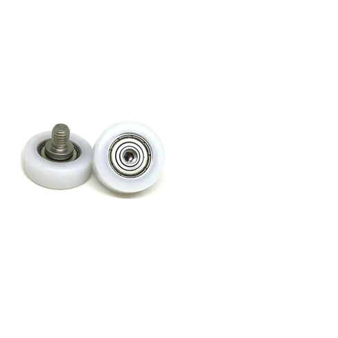 5 Pieces 24mm OD POM Coated Bearings with M6 Screws BS62624-8C9L10M6 M6x24x8 Plastic Pulleys with Rod Bolts(OD22 x W7 x M6) in Saudi Arabia
