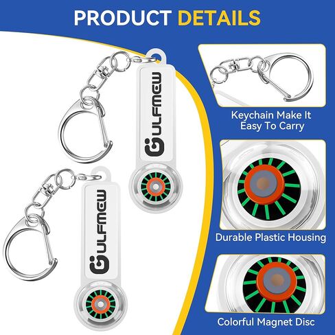 2 Pack Solenoid Tester, Rotation Tester and AC Detector for Circulating Pumps, Solenoid Magnet Tool to Detects AC Fields(White) in Saudi Arabia