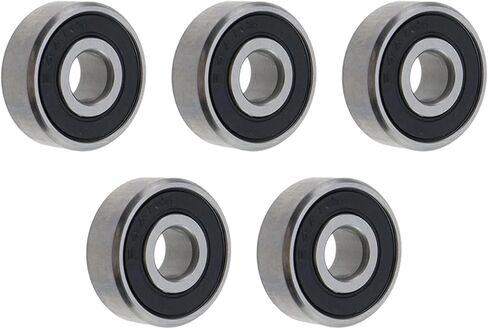 5 حزمة R4A-2RS محامل سدادة مطاطية مزدوجة محامل الكرات الأخدود العميق 1/4" x 3/4" x 9/32" in Kuwait