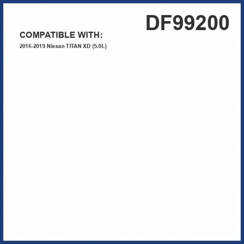 PG Diesel Fuel Filter DF99200 | Fits 2016-2019 Nissan TITAN XD in Saudi Arabia